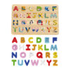 Multifunctional wooden double-sided magnet drawing board magnetic toy, letter shape preschool education toy