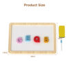 Multifunctional wooden double-sided magnet drawing board magnetic toy, letter shape preschool education toy