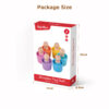 Color Sorting Classification Cup Wooden Peg Dolls in Cups Preschool Learning Education Fine Motor Skill Toy for Toddler