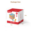 Educational activity wooden sorting cube game shape sorting toy building block box