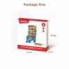 Wooden elephant balance building blocks parent-child game children's educational stacking toys