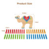 Children's educational toys camel wooden balance game