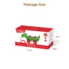 Wooden crocodile pull toy, cute cartoon animal educational toy pull, baby toddler toy