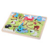 Thinking Transport Fun Wooden Mini Farm Animal Maze Puzzle Toy Maze Game Baby Toy
