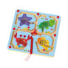 Educational wooden toys sea animal maze labyrinth board children's puzzle toy
