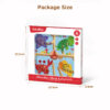 Educational wooden toys sea animal maze labyrinth board children's puzzle toy