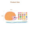 Montessori baby cognitive toys cartoon wooden educational stringing game toys