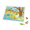 Early childhood educational toys forest animals Montessori baby wooden puzzle suitable for toddlers