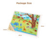 Early childhood educational toys forest animals Montessori baby wooden puzzle suitable for toddlers