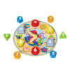 Wooden Children's Early Education Puzzle Color Shape Cognitive Matching Marine Animal Digital String Rope Teaching Clock