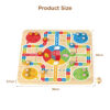 Wooden two-in-one flying chess and snake chess fun educational desktop board game toy interactive parent-child battle
