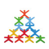 Children's creative wooden building block toys cartoon balance stacking game color classification building blocks educational toys
