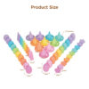 Wooden loose parts wooden mandala loose parts set sensory game toys loose parts game set 6 shapes 10 colors