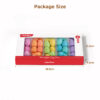 Wooden loose parts wooden mandala loose parts set sensory game toys loose parts game set 6 shapes 10 colors