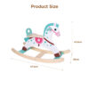Toddler wooden rocking horse riding toy, children's balanced detachable suitable for boys and girls