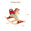 Baby wooden rocking horse, exercise children's balance ability, horse riding toys