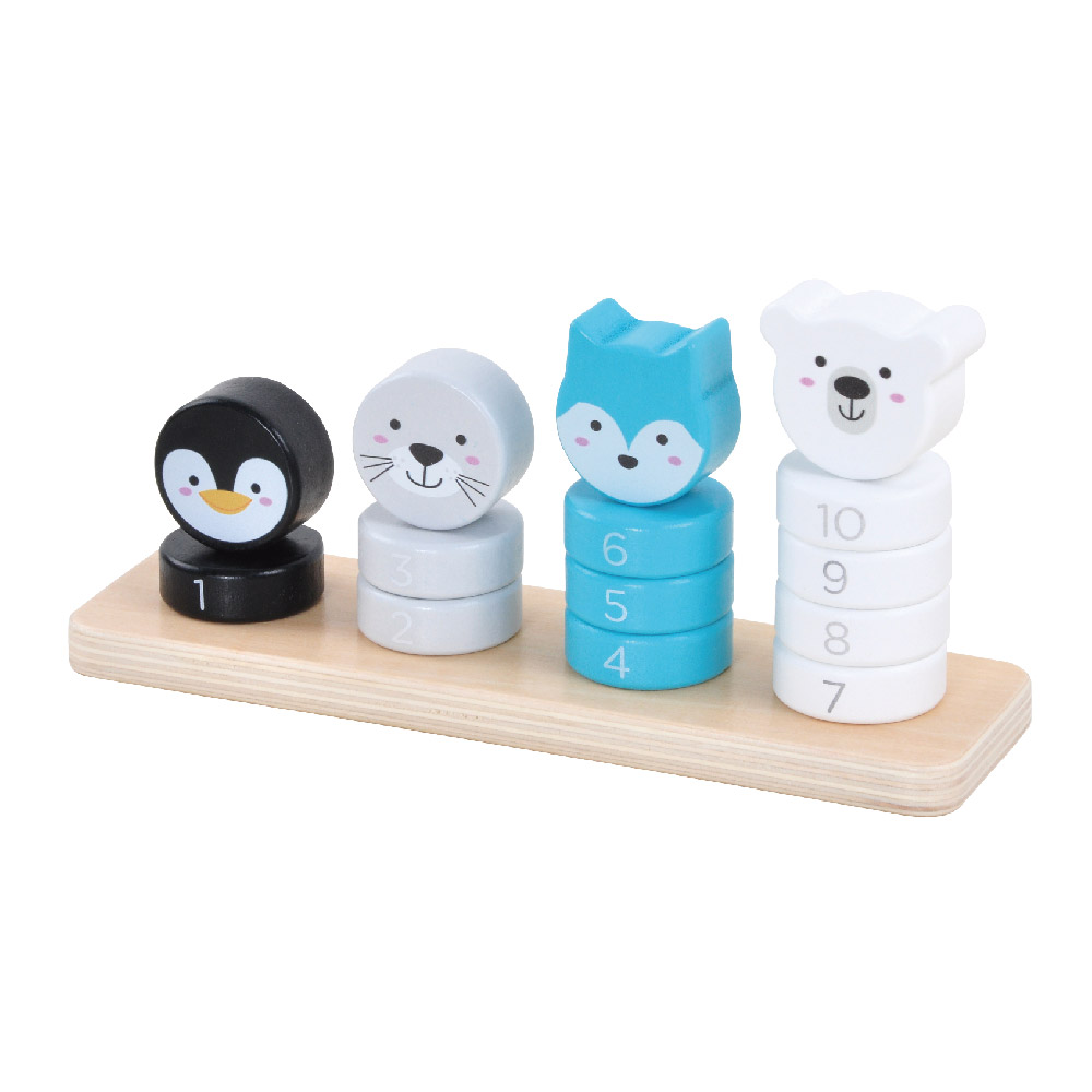 Early Education Wooden Animal Stacking Toys Children’s Shape Matching Building Block Toys - Image 2