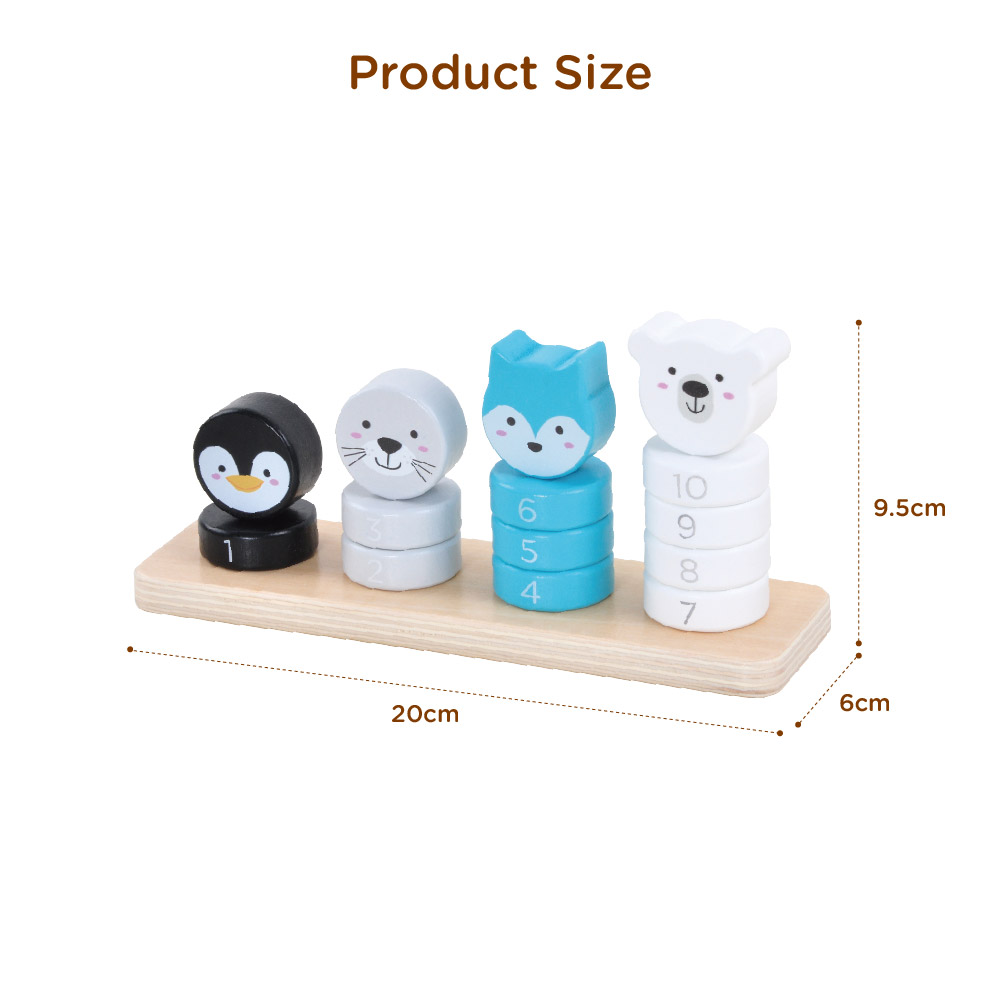 Early Education Wooden Animal Stacking Toys Children’s Shape Matching Building Block Toys - Image 4