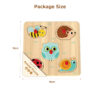 Wooden hand-grip board Nail puzzle Baby learning educational toys