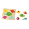 Wooden hand-grip board Nail puzzle Baby learning educational toys