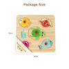 Wooden hand-grip board Nail puzzle Baby learning educational toys