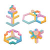Wooden rainbow puzzle disc educational toys suitable for children's interactive games educational toys