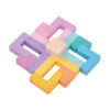 Building Blocks rainbow Stacking Game Blocks Puzzle Brain Teasers Toy
