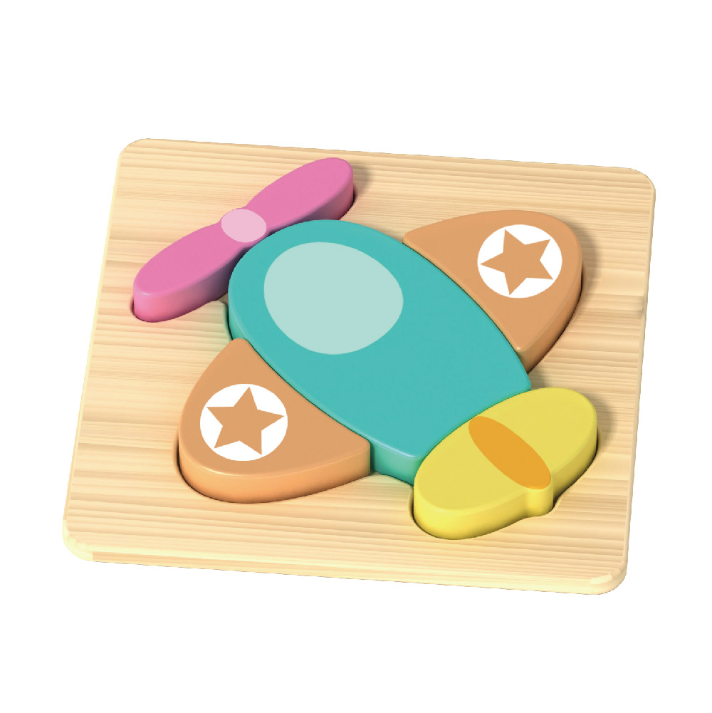 Children's educational wooden 3D puzzle toys Animal and traffic puzzles for toddlers - Image 2