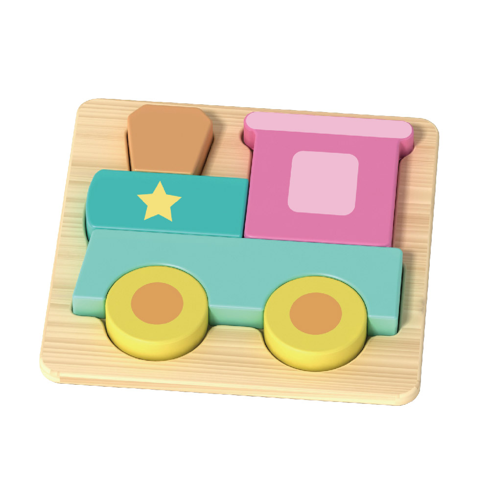 Children's educational wooden 3D puzzle toys Animal and traffic puzzles for toddlers - Image 4