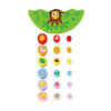 Stacking wooden educational toys forest animal building blocks set balance
