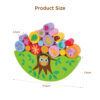 Stacking wooden educational toys forest animal building blocks set balance