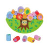 Stacking wooden educational toys forest animal building blocks set balance