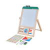 Wooden Blackboard Magnetic Drawing Art Tangram Beads Math Board Montessori Educational Creative Learning Toys for Kids