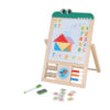 Wooden Blackboard Magnetic Drawing Art Tangram Beads Math Board Montessori Educational Creative Learning Toys for Kids