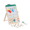 Wooden Blackboard Magnetic Drawing Art Tangram Beads Math Board Montessori Educational Creative Learning Toys for Kids