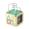 Activity Cube Beaded Toys for Kids Educational Circles Bead Wire Maze Gear Building Block Shapes Matching Graphic Cognitive Toys
