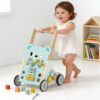 Wooden Baby Walker Montessori Baby Toddler Toy Children's Early Education Learning Toy