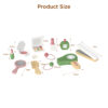 Wooden Cosmetic Set Children Role Playing Toys Fashion Hairdressing Makeup Toys Girls