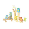 Bird tree balance building block toys Children's early education toys