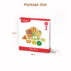 Wooden shape building blocks stacking toys shape color fruit classification geometric building blocks educational preschool toys