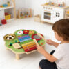 Children's percussion instruments wooden with sounds preschool music toy set with xylophone drum