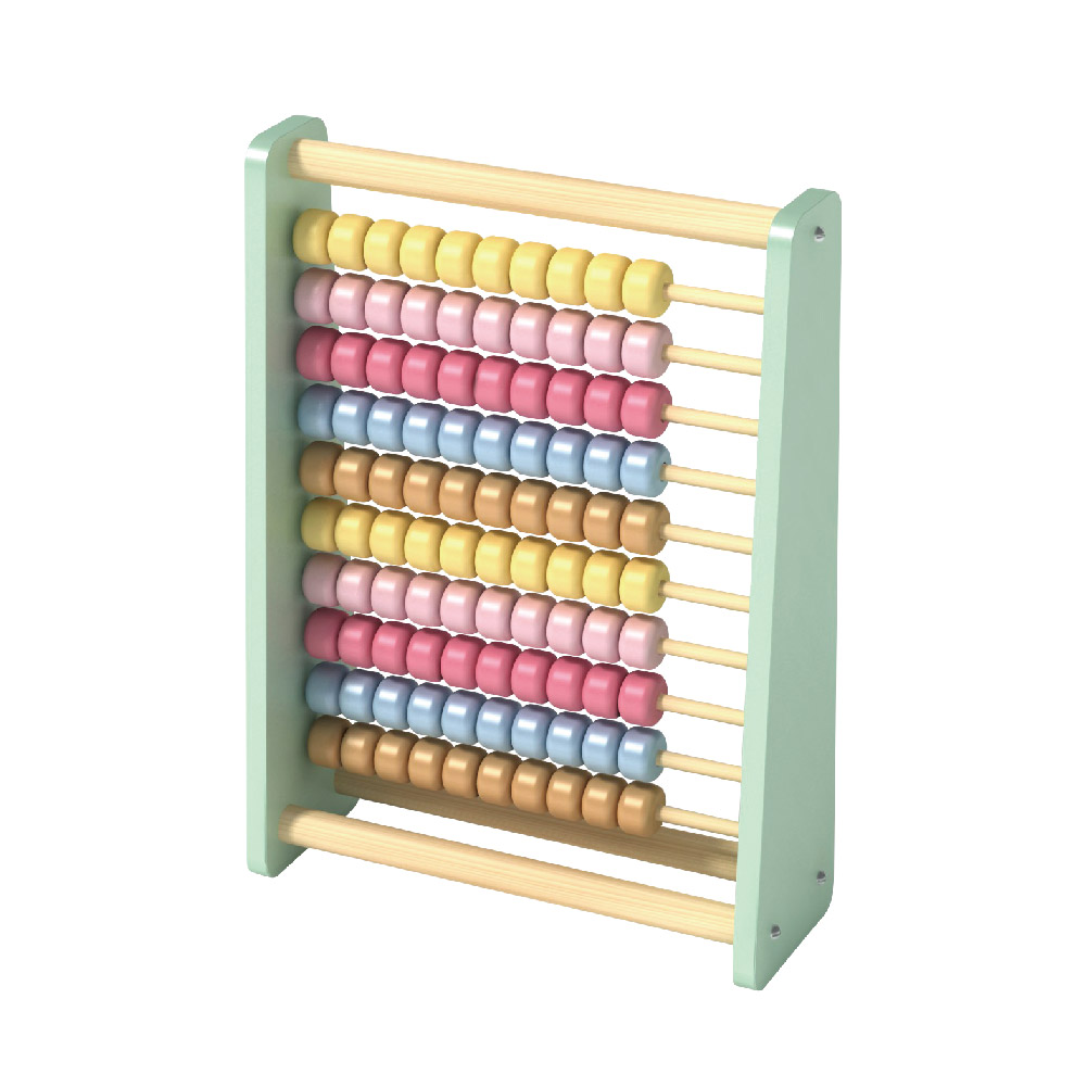 Wooden abacus math toys Digital counting calculation bead abacus Montessori game - Image 2