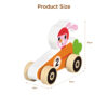 Children's wooden vehicle toys mini racing cars, creative fun racing cars, suitable for boys and girls