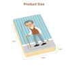 Wooden children's human body cycle Men's growth puzzle Educational toys Human body cycle cognitive matching puzzle Suitable for boys and girls to learn