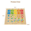 Wooden Numbers Children Montessori Learning Jigsaw Puzzle Early Education Activity Board Toy
