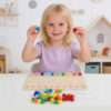 Montessori children's educational toys, color matching games, digital cognitive games, toys, education
