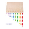 Montessori children's educational toys, color matching games, digital cognitive games, toys, education