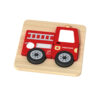 Wooden 3D puzzle Fireengine puzzle board children educational toys for boys and girls