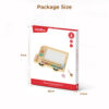 Wooden toys children's magnetic bead control pen creative graffiti drawing board early education enlightenment DIY desktop puzzle game
