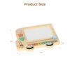 Wooden toys children's magnetic bead control pen creative graffiti drawing board early education enlightenment DIY desktop puzzle game